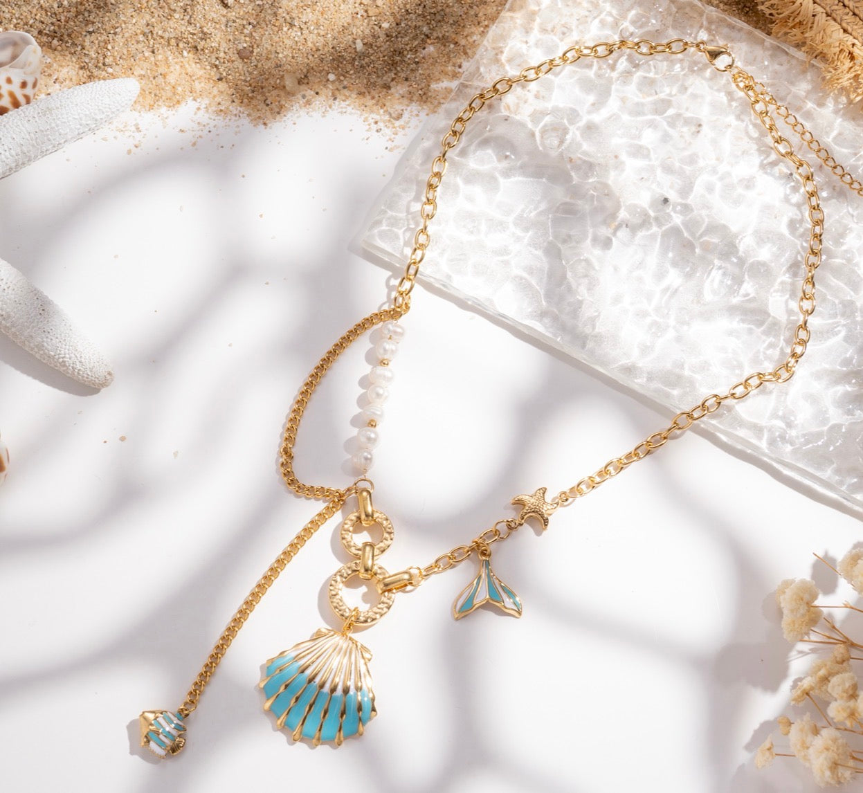 Collier BORA bleu