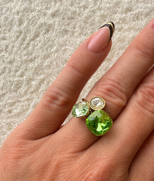 Bague ELA verte