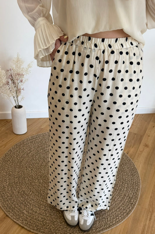 Pantalon à pois LOUISE