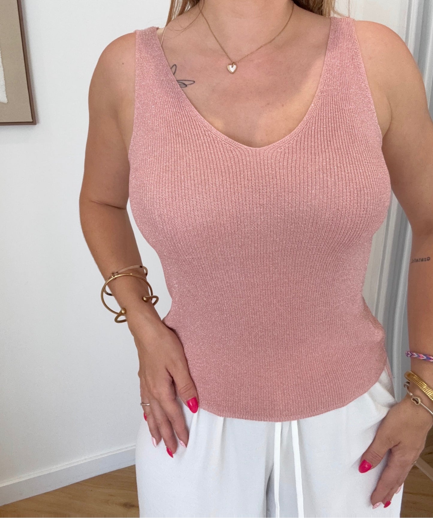 Top pailleté