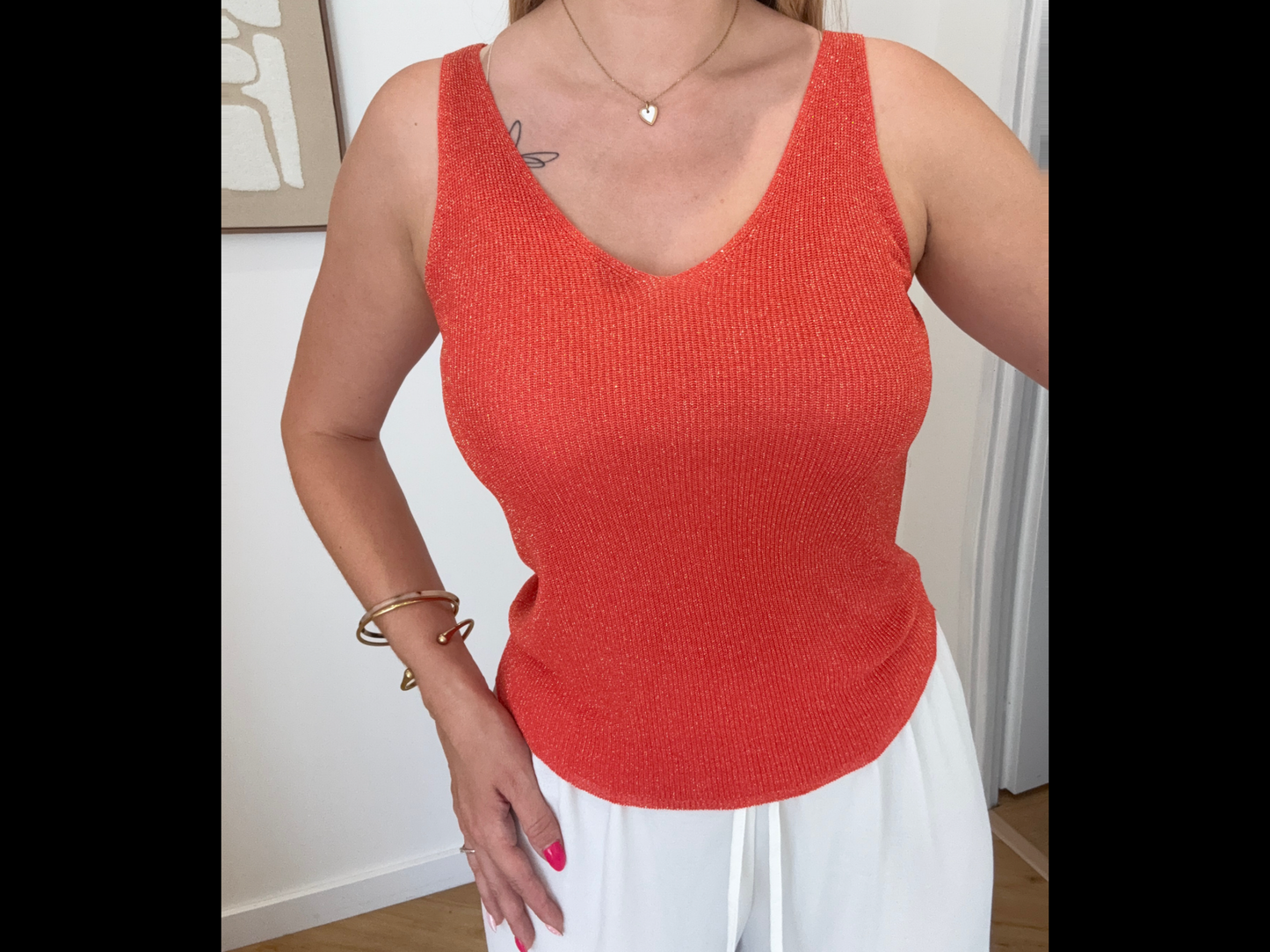 Top pailleté