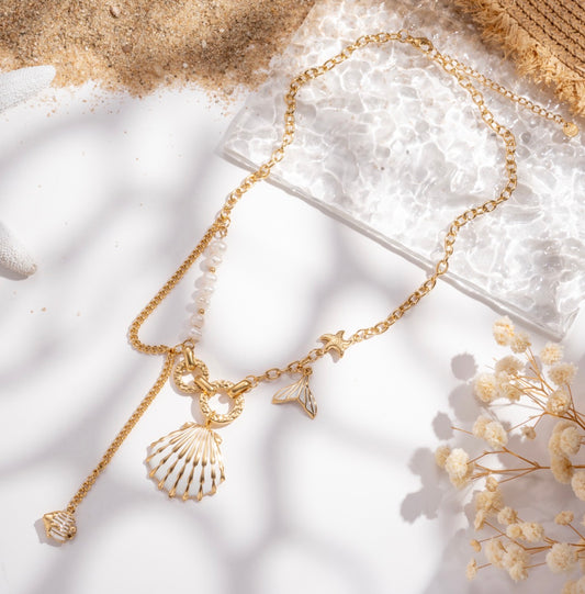 Collier BORA blanc