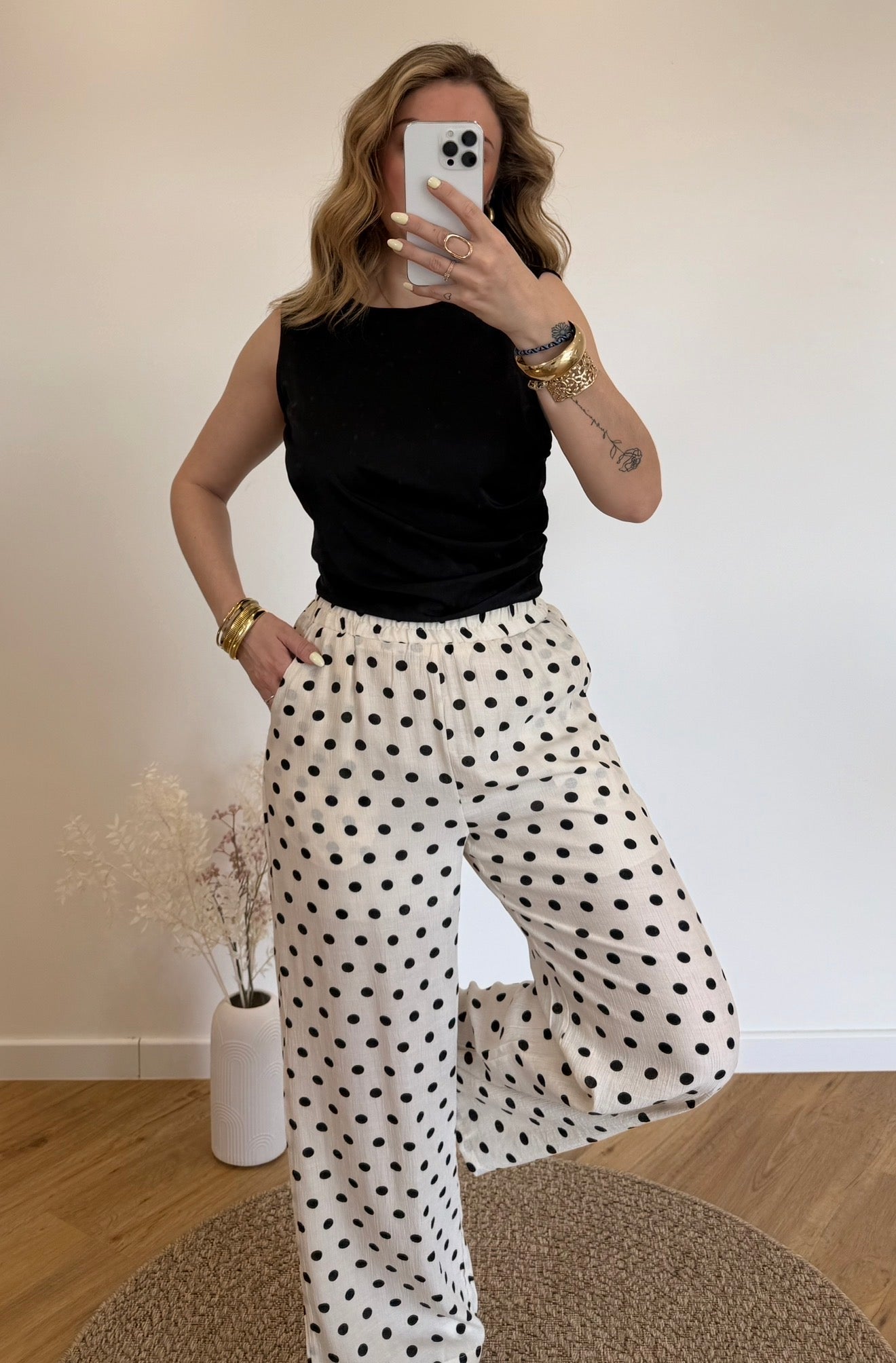 Pantalon à pois LOUISE