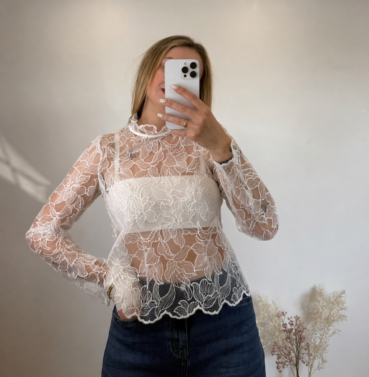 Top dentelle CLARA